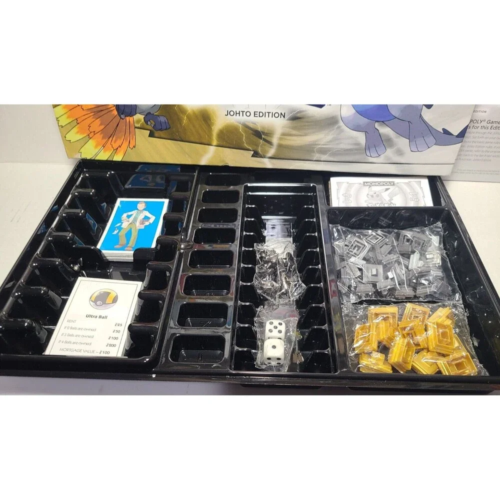Pokémon Monopoly Johto Edition Complete Board Game RESEALED boardgame - Picture 7 of 7